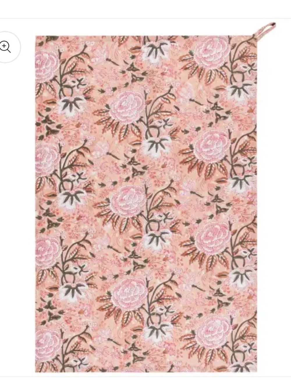 Set of Blossom Block Print Dishtowel from Danica Heirloom NEW!